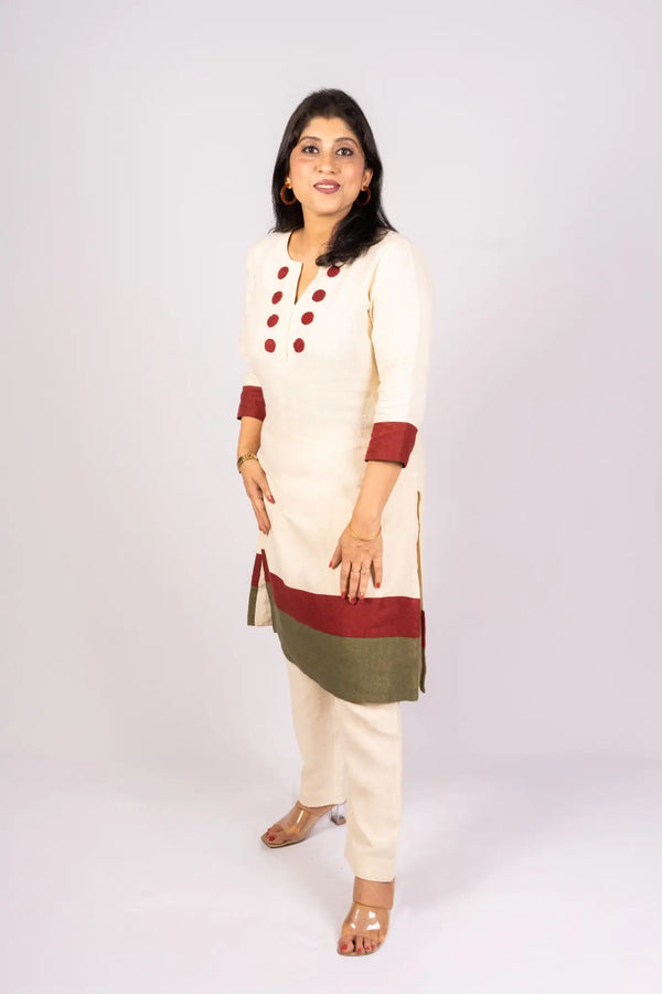 KumKum Linen Set 2