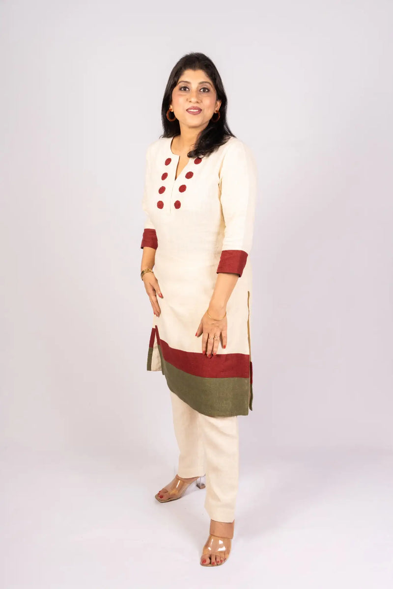 KumKum Linen Set