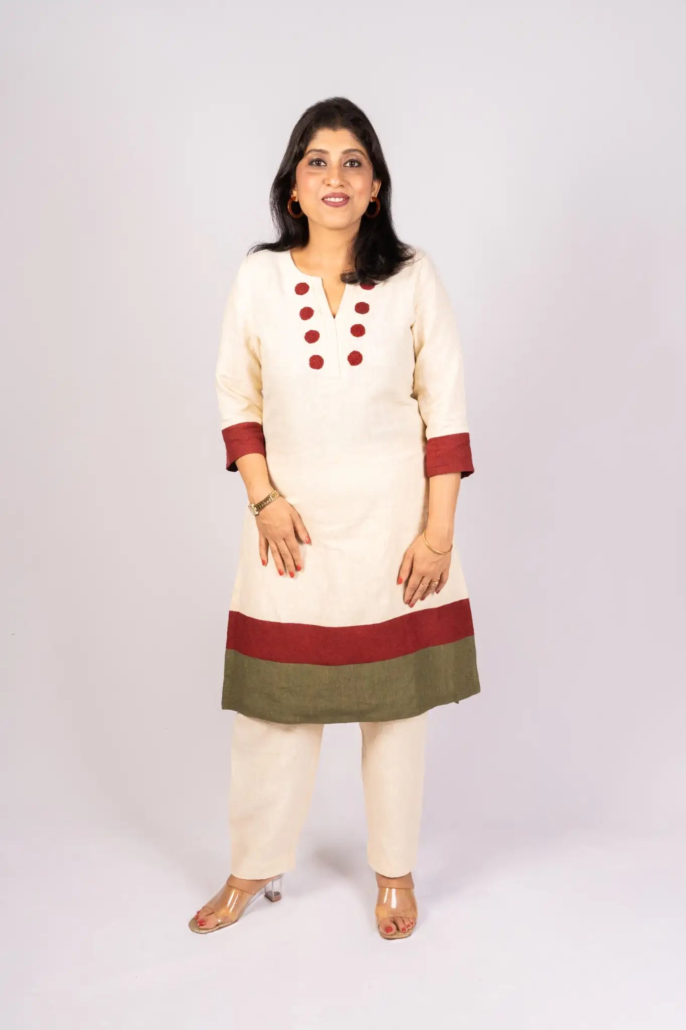 KumKum Linen Set