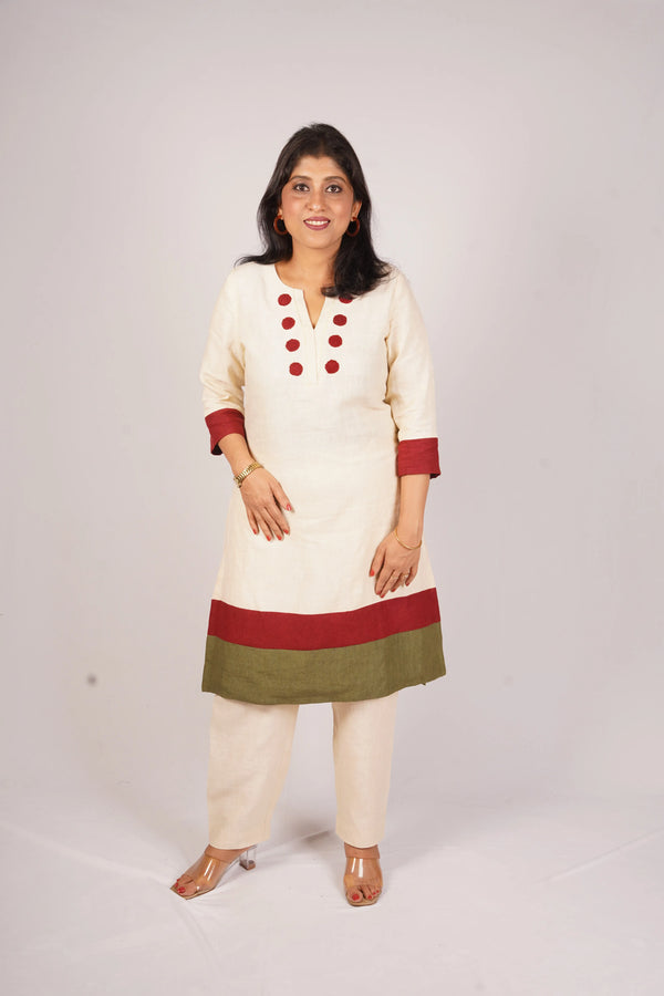 KumKum Linen Set 2